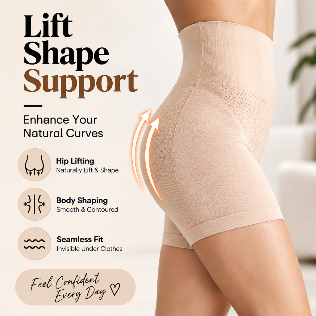 igh-Waisted Tummy Control Shapewear Shorts – Soft, Stretchable & Comfortable
