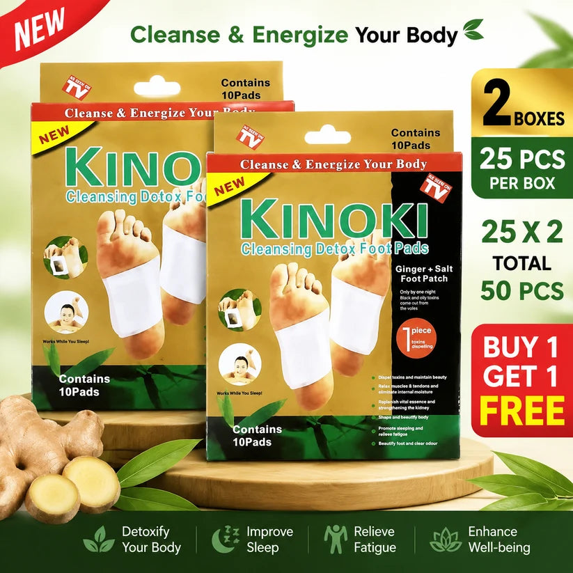 Ayurvedic 100% Herbal & Gentle Ingredient Foot Patches ( Buy 1 Get 1 Free )